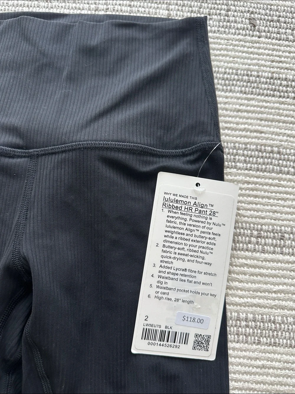 lululemon Align™ High-Rise Ribbed Pant 28